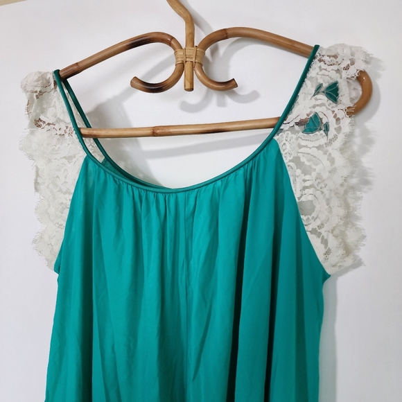4 for $32 vintage blue and lace nightie - Picture 7 of 9